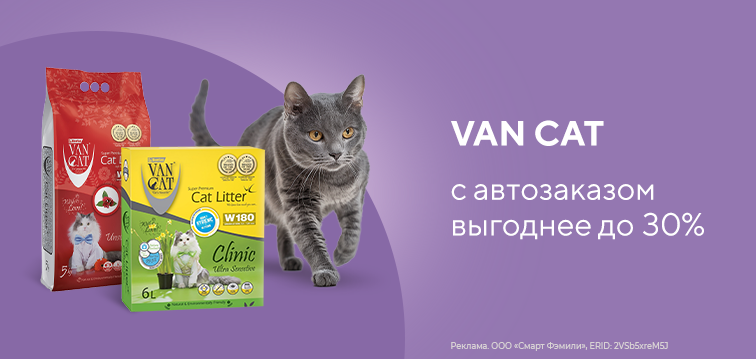 36П  Van Cat с автозаказом выгоднее до 30%! 8П