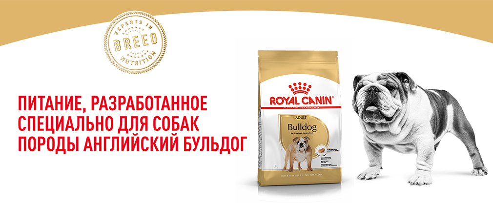 рационы Royal Canin для английских бульдогов