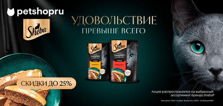Скидки до 25% на влажные рационы для кошек 700 Скидки до 25% на влажные рационы для кошек 700