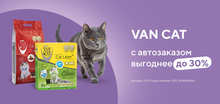 Van Cat с автозаказом выгоднее до 30%! 8П Van Cat с автозаказом выгоднее до 30%! 8П