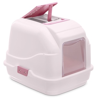 Био-туалет для кошек, нежно-розовый
