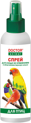 Спрей DOCTOR Animal для ухода за оперением, для птиц Бионикс