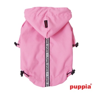 Базовый плащ со светоотражающими лентами, розовый Puppia
