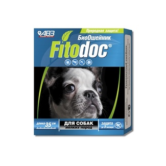 FITODOC ошейник репеллентный био для собак мелких пород, 35 см Агроветзащита