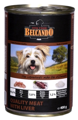 Консервы для собак "Мясо с печенью" Belcando