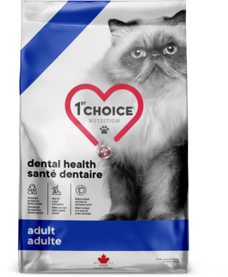  Dental Здоровье зубов для взрослых кошек, с курицей 1st Choice