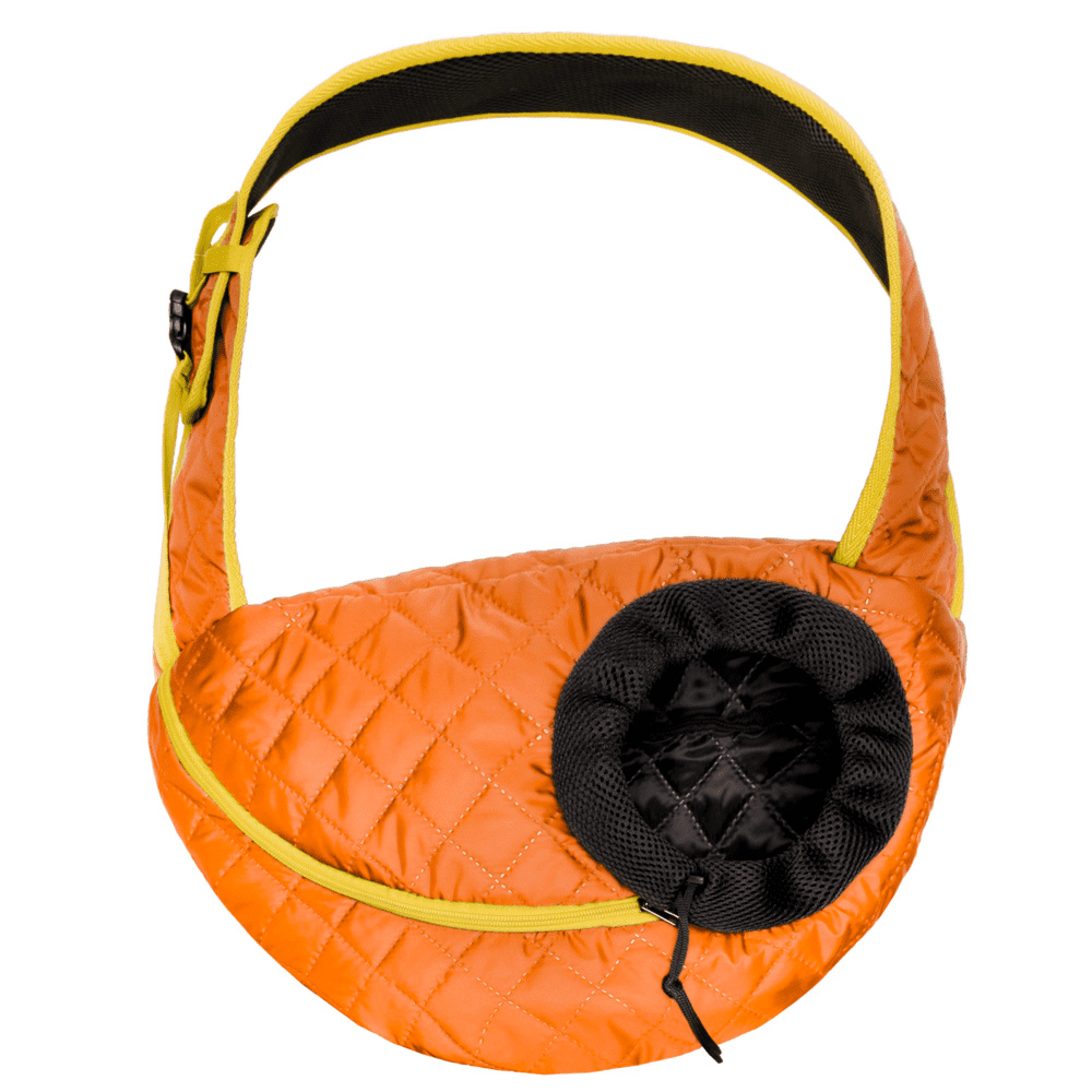 Слинг-переноска "Версаль" для животных, оранжевый (48х25х39см) Tappi транспортировка Слинг-переноска "Версаль" для животных, оранжевый (48х25х39см) - фото 1