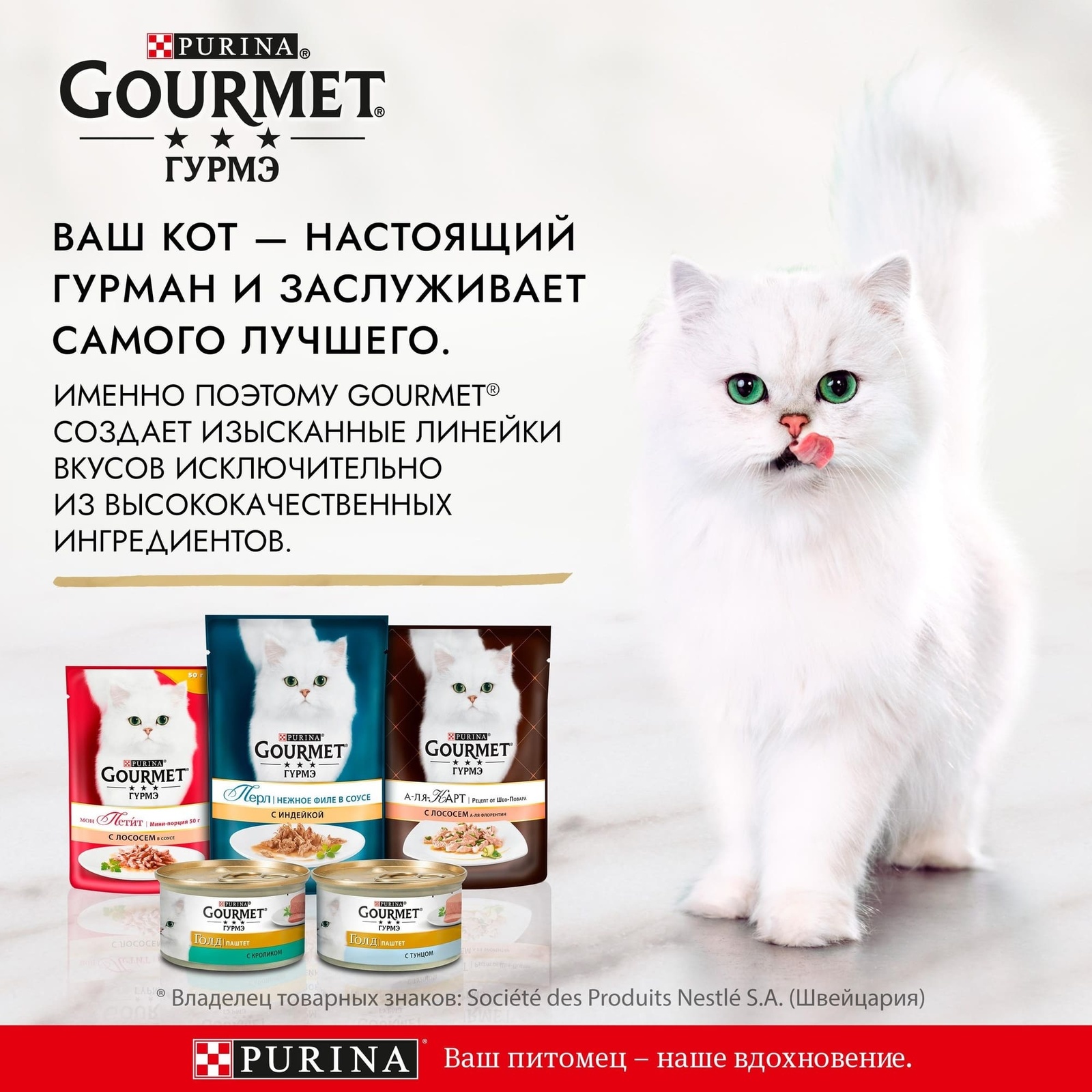 Гурмэ паштет для кошек с курицей, Gold Mousse with Chicken | Petshop.ru