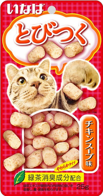 Тобицуку Лакомство для кошек со вкусом куриного бульона