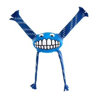 Игрушка с принтом зубы и пищалкой FLOSSY GRINZ, синий
