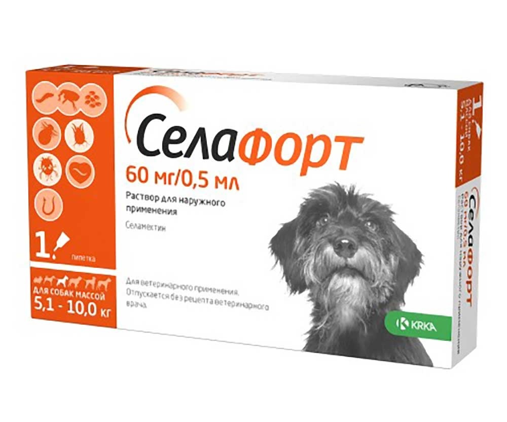 Селафорт от глистов для кошек