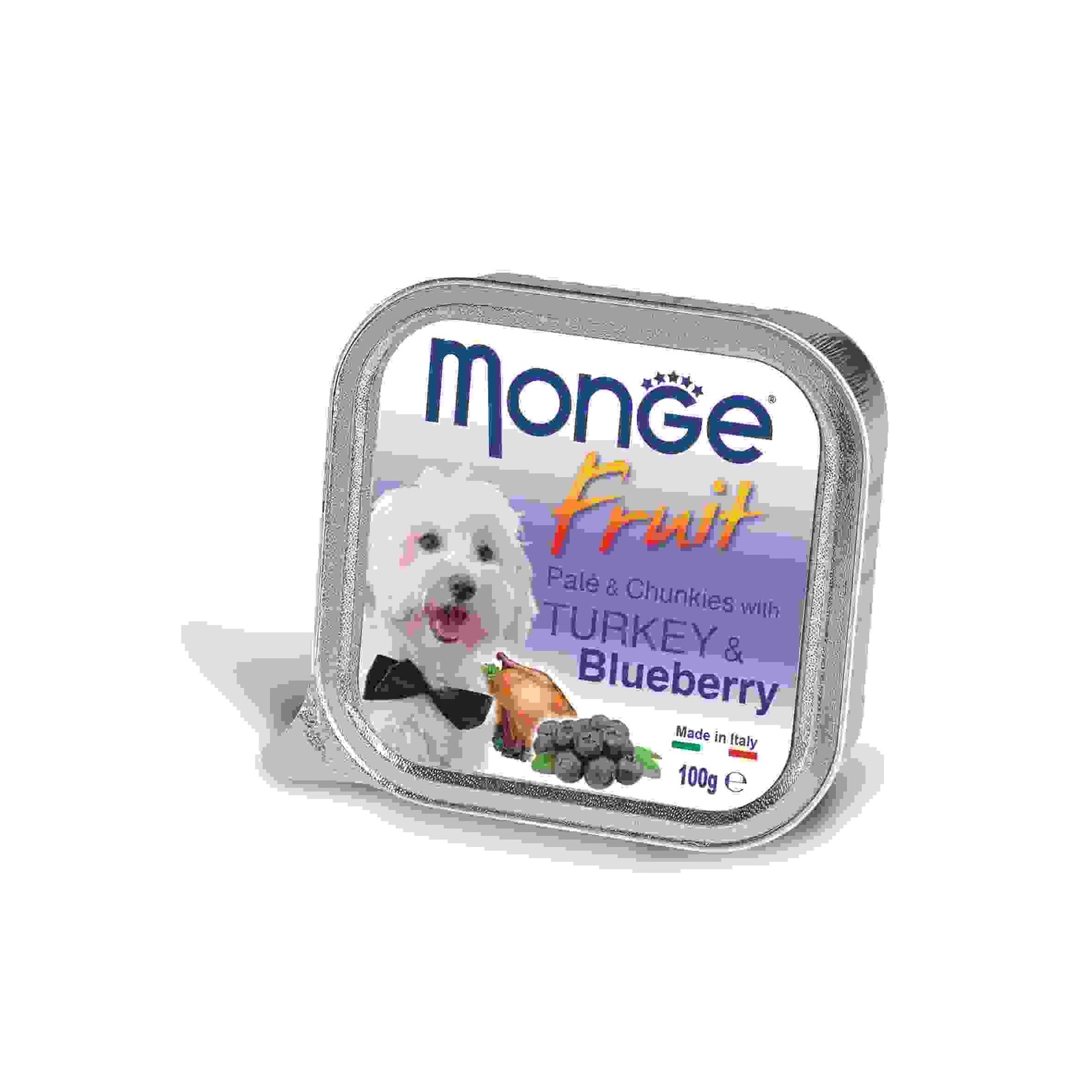 

Monge консервы для собак, с индейкой и черникой (100 г)