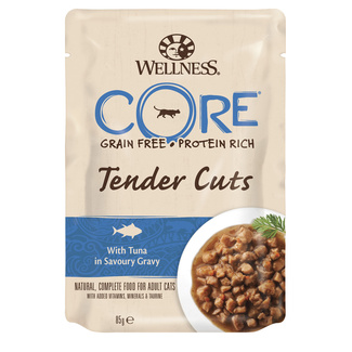 Tender Cuts паучи из тунца в виде нарезки в соусе для кошек