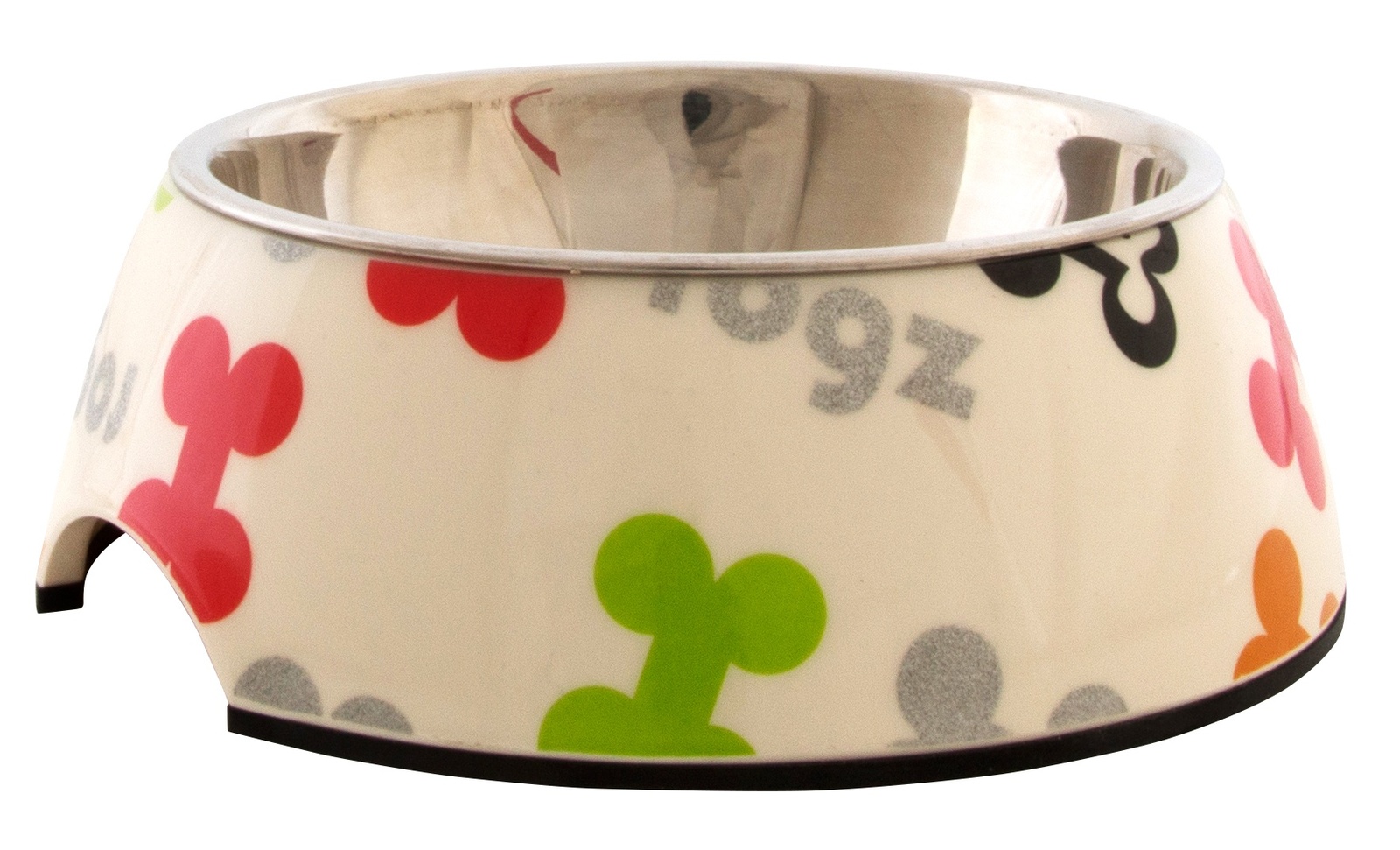

Rogz миска 2в1 BUBBLE BOWLZ "Разноцветные косточки" (160 мл)