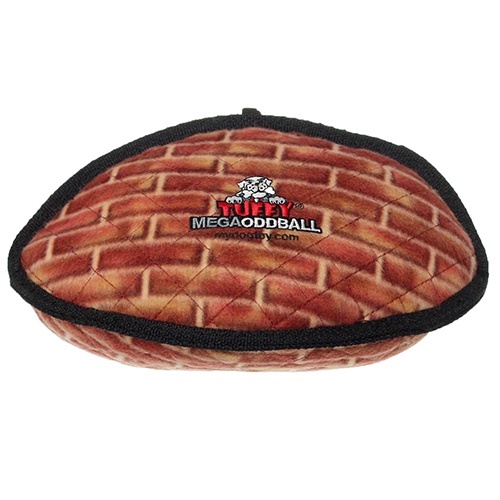 

Tuffy супер прочная игрушка для собак Торпеда, узор кирпич, прочность 10/10 (545 г)