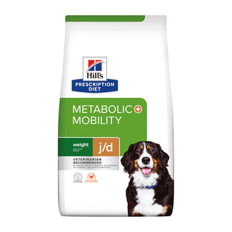 Сухой диетический корм для собак Metabolic + Mobility способствует снижению веса при заболевании суставов, с курицей