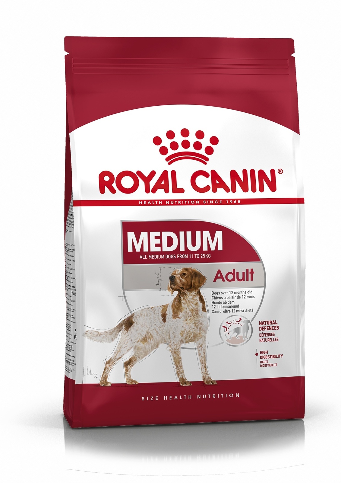 Для взрослых собак средних размеров: 11-25 кг, 1-7 лет (3 кг) Royal Canin (сухие корма) Для взрослых собак средних размеров: 11-25 кг, 1-7 лет (3 кг) - фото 4