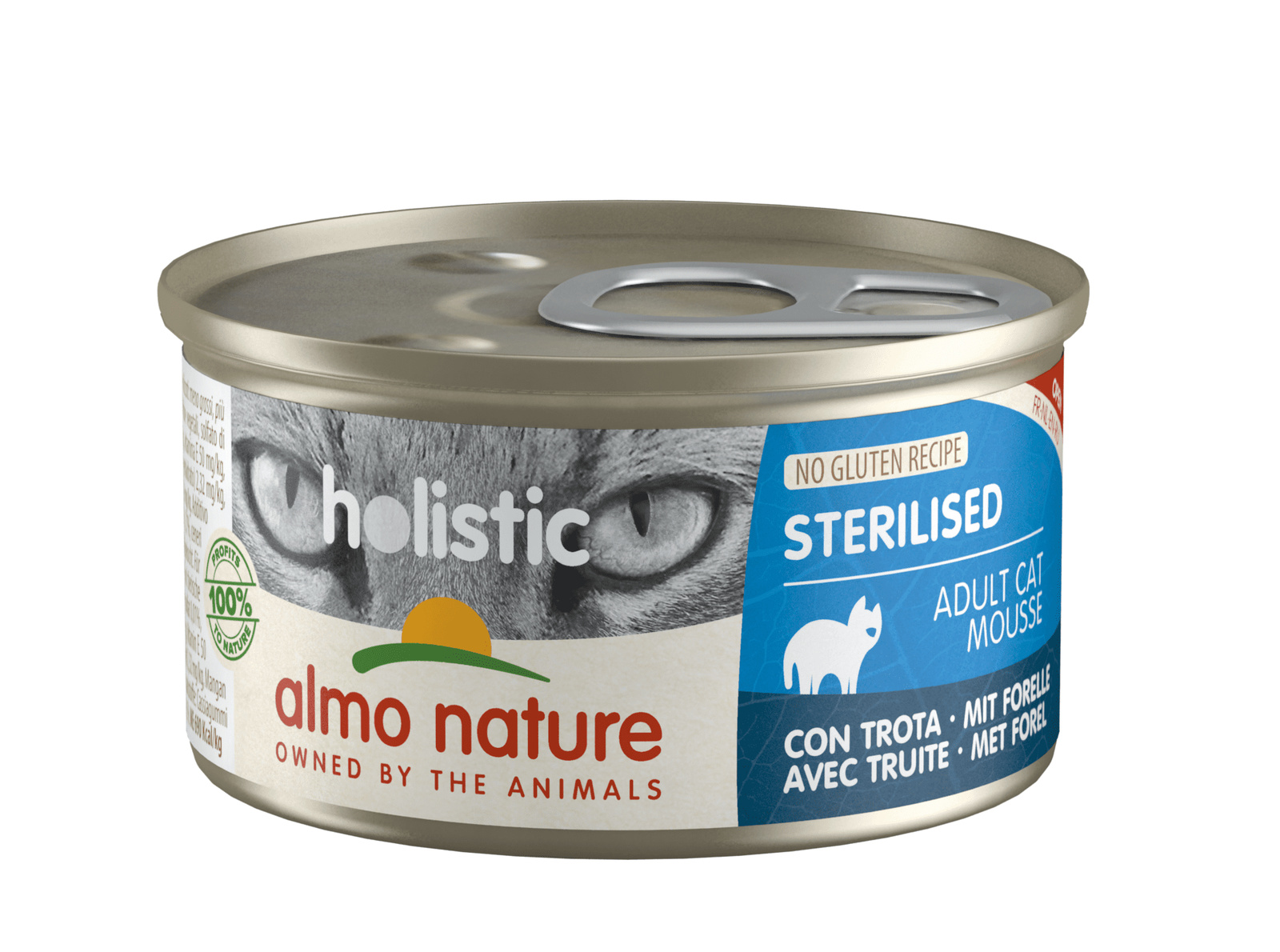

Almo Nature консервы консервы с форелью для кастрированных кошек (85 г)