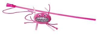 Плюшевая игрушка-дразнилка Flossy Grinz с кошачьей мятой, розовая