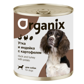 Organix консервы Консервы для собак Утка, индейка, картофель 22ел16