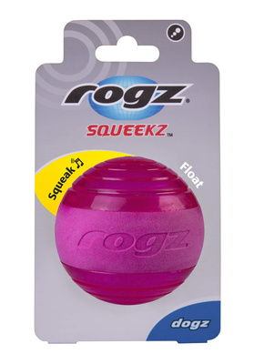 Мяч с пищалкой Squeekz, розовый
