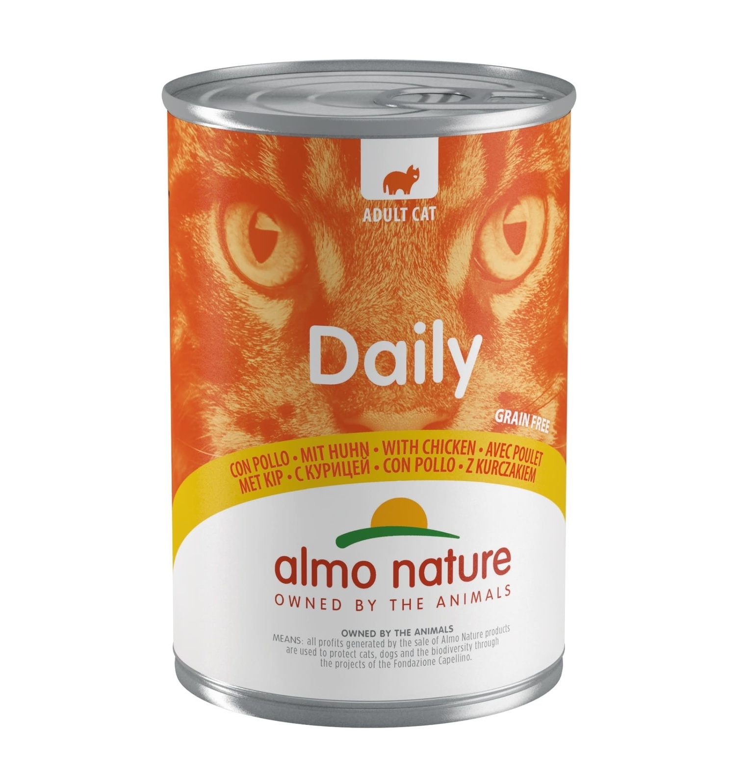 

Almo Nature консервы консервы для кошек "Меню с курицей" (400 г)