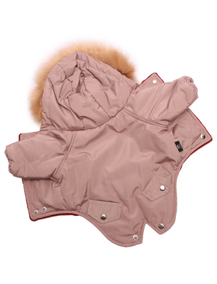 Зимняя куртка для собак: парка, бежевая