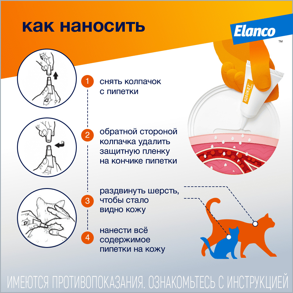 Средство от чесоточного клеща для кошек