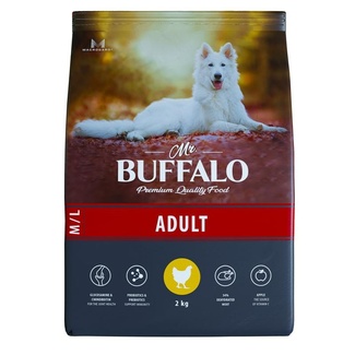 Сухой корм с курицей для взрослых собак всех пород Mr.Buffalo