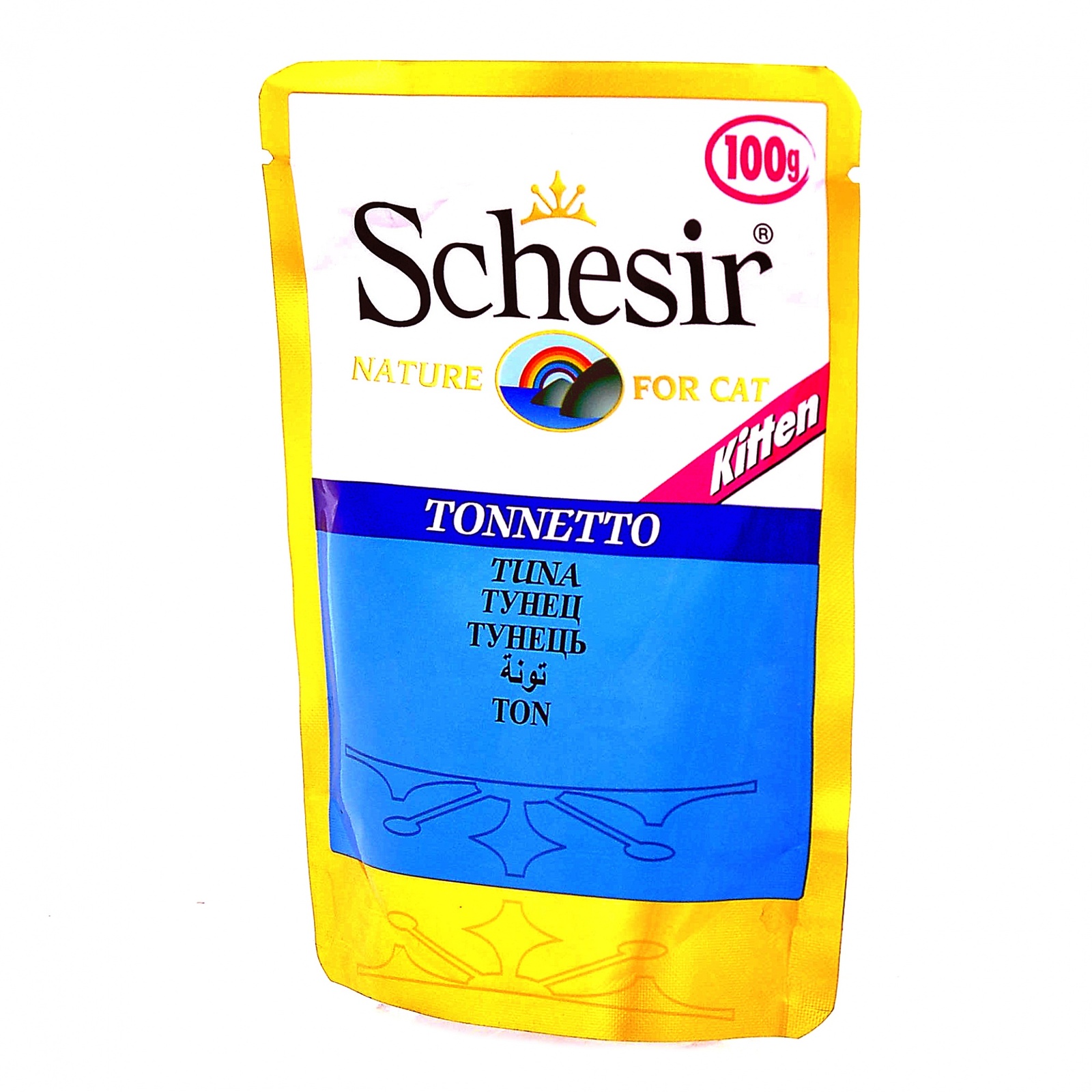 Паучи с тунцом для котят (100 г)