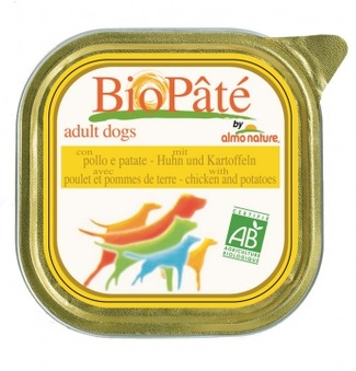 Almo Nature Паштет для Собак с Курицей и Картофелем (Bio Pate Chicken&Potatoes) (333)