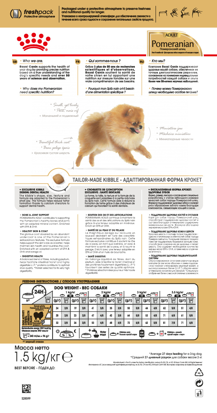 royal canin для шпица