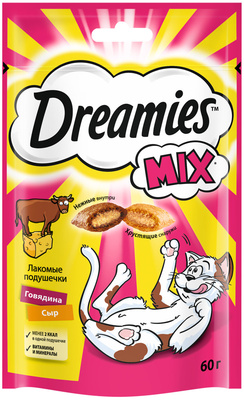 Лакомство для взрослых кошек «MIX (Микс) говядина, сыр»