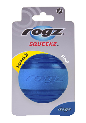 Мяч с пищалкой Squeekz, синий