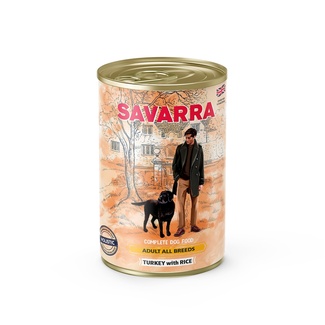 Гипоаллергенный для взрослых собак всех пород, с индейкой, рисом и морковью Savarra