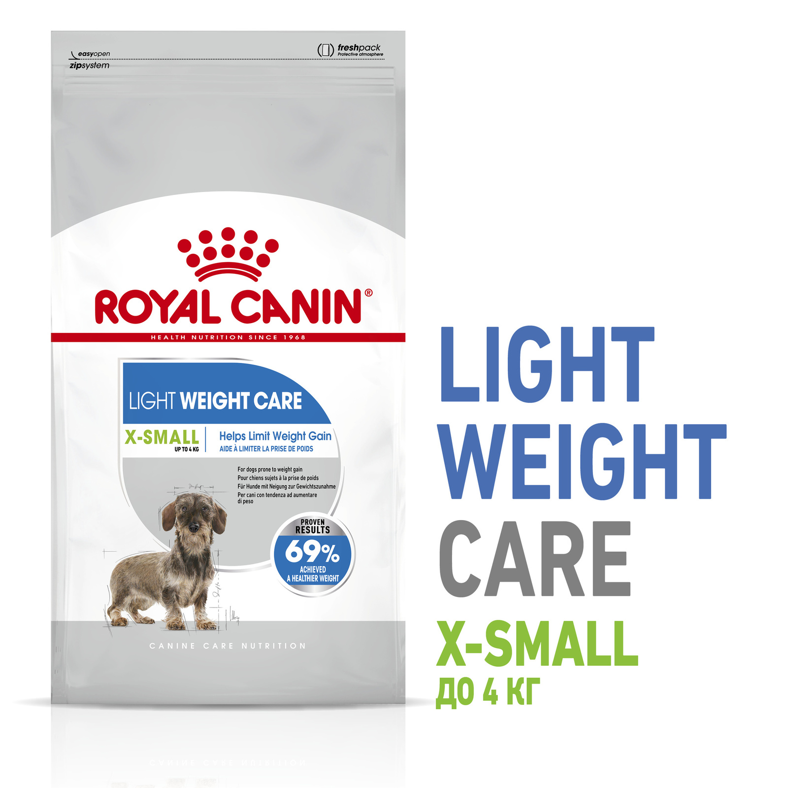 Корм Royal Canin для взрослых и стареющих собак малых пород (до 4 кг), склонных к набору лишнего веса (1,5 кг) Royal Canin Корм Royal Canin для взрослых и стареющих собак малых пород (до 4 кг), склонных к набору лишнего вес - фото 2