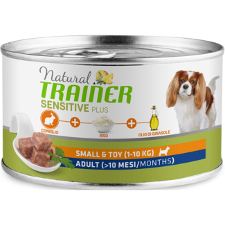 Консервы для взрослых собак мелких пород, гипоаллергенный рацион с кроликом и рисом Trainer