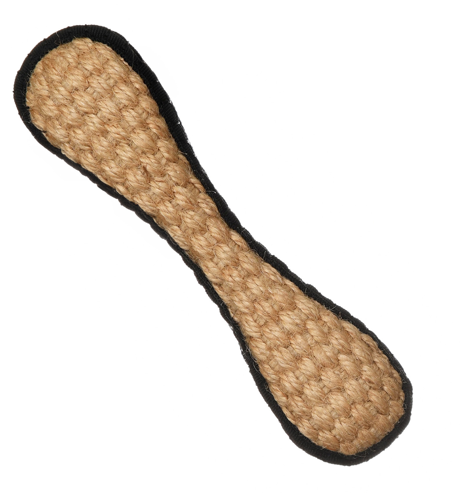 BOW WOW натуральная джутовая кость с черной тканью (15х4 см)