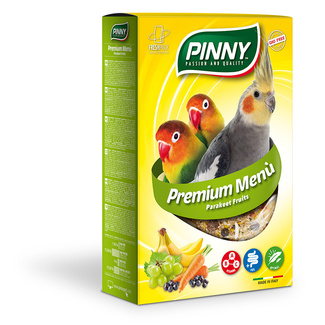 Мягкий витаминный корм для средних попугаев с фруктами