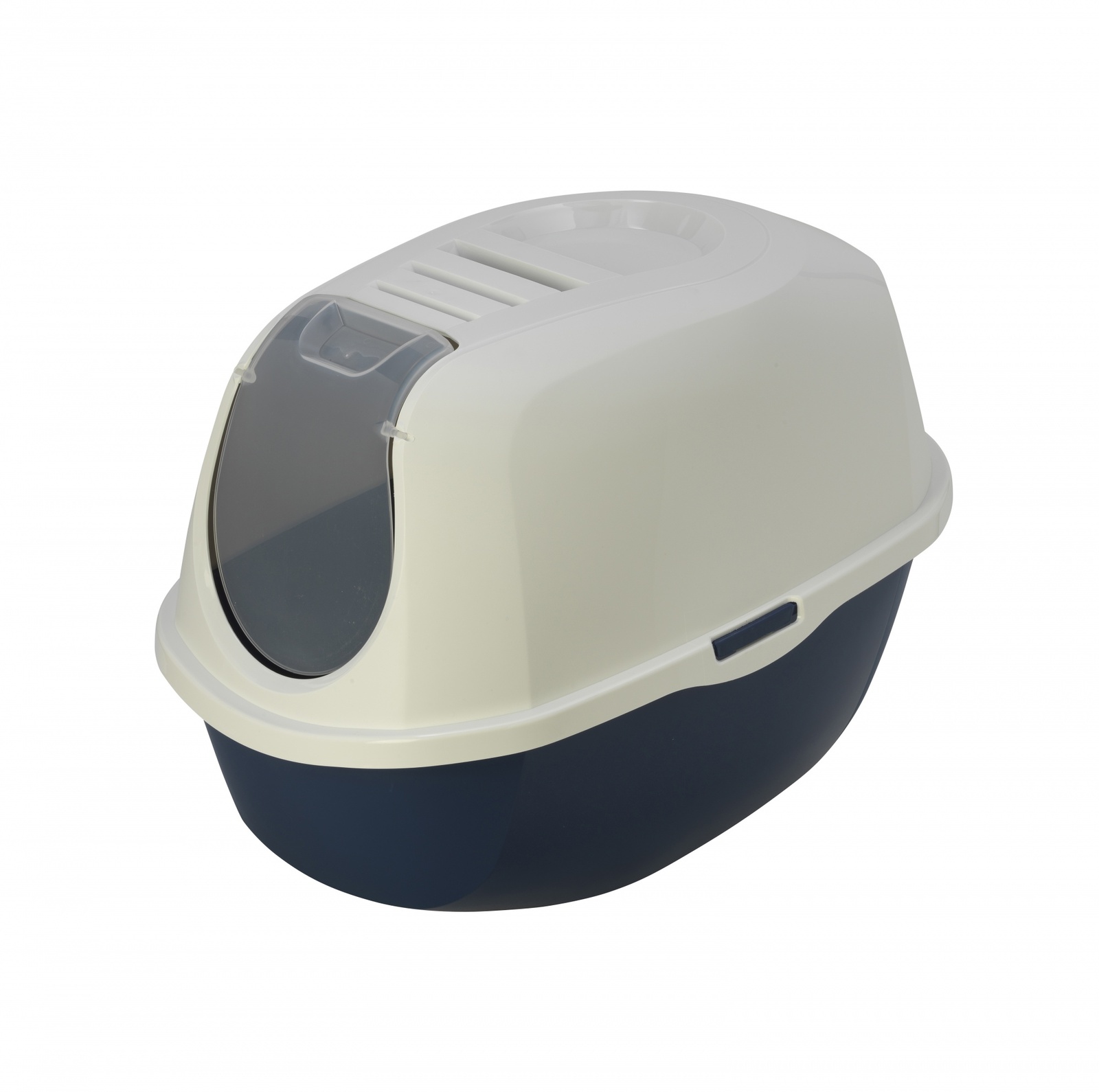 Туалет-домик SmartCat с угольным фильтром, 54х40х41см,  черничный (1,2 кг) Moderna Туалет-домик SmartCat с угольным фильтром, 54х40х41см,  черничный (1,2 кг) - фото 1