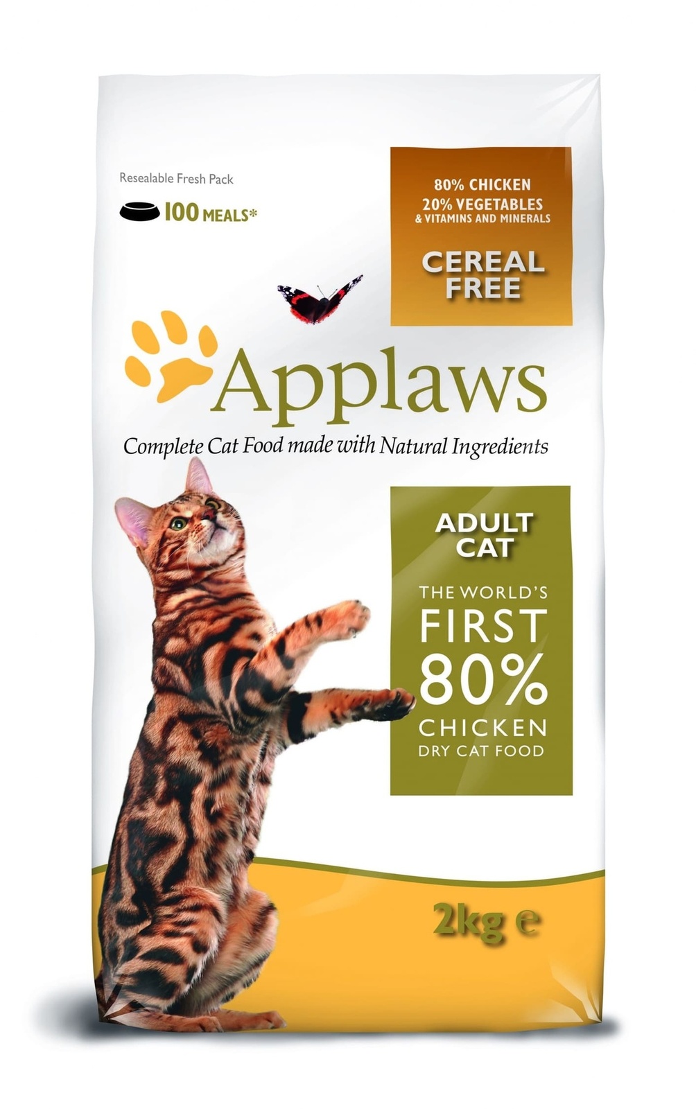 Беззерновой для кошек "Курица/Овощи: 80/20%" (7,5 кг) Applaws Беззерновой для кошек "Курица/Овощи: 80/20%" (7,5 кг) - фото 2