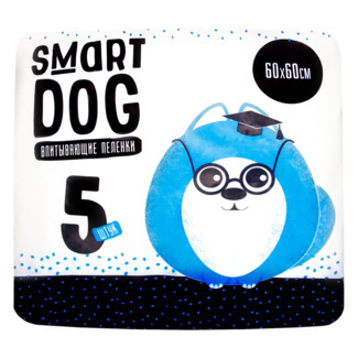 Smart Dog пелёнки Впитывающие пеленки для собак 60*60, 5 шт