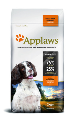 Беззерновой для собак малых и средних пород "Курица/Овощи: 75/25%" Applaws