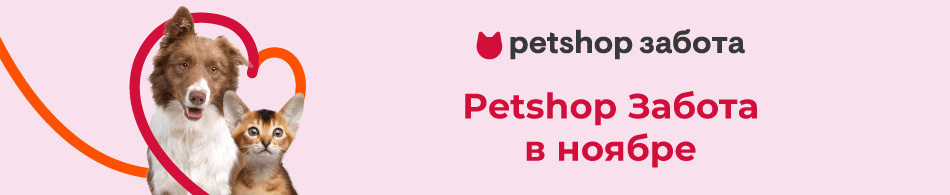 Petshop Забота в ноябре!