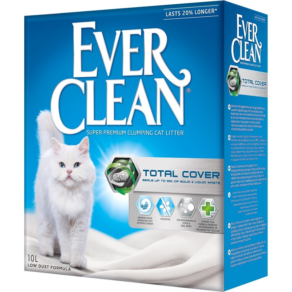 

Ever Clean комкующийся наполнитель с активированным углем, без запаха (10 л)