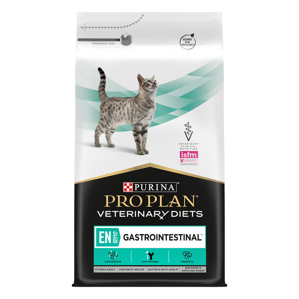 Purina (вет. корма) для взрослых кошек и котят для снижения проявлений  кишечных расстройств, Gastrointestinal, ветеринарный корм, вет диета для  кошек, диета для кошек, fibre response, fiber response, корм для кошек для  пищеварения,