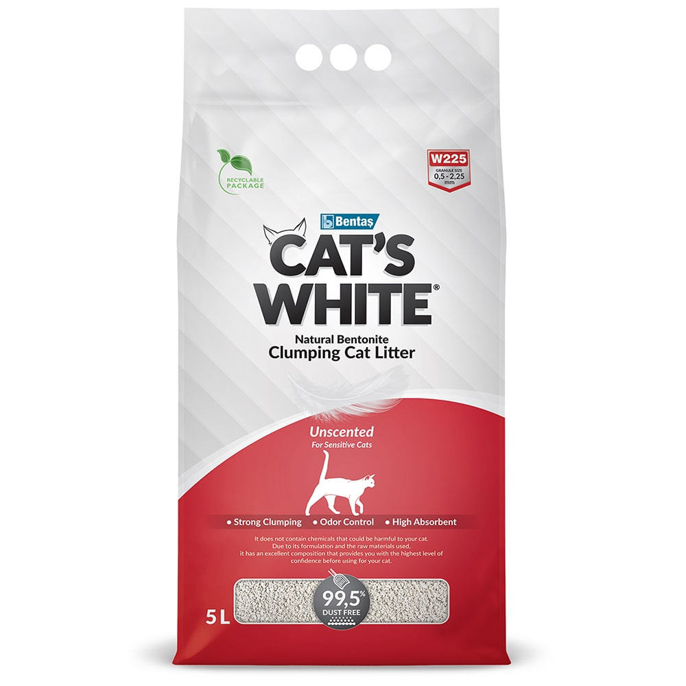 Cat's White наполнитель комкующийся натуральный без ароматизатора для кошачьего туалета (8,5 кг) Cat's White наполнитель комкующийся натуральный без ароматизатора для кошачьего туалета (8,5 кг) - фото 1