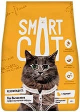 Корм Smart Cat для взрослых кошек, с курицей (5 кг)