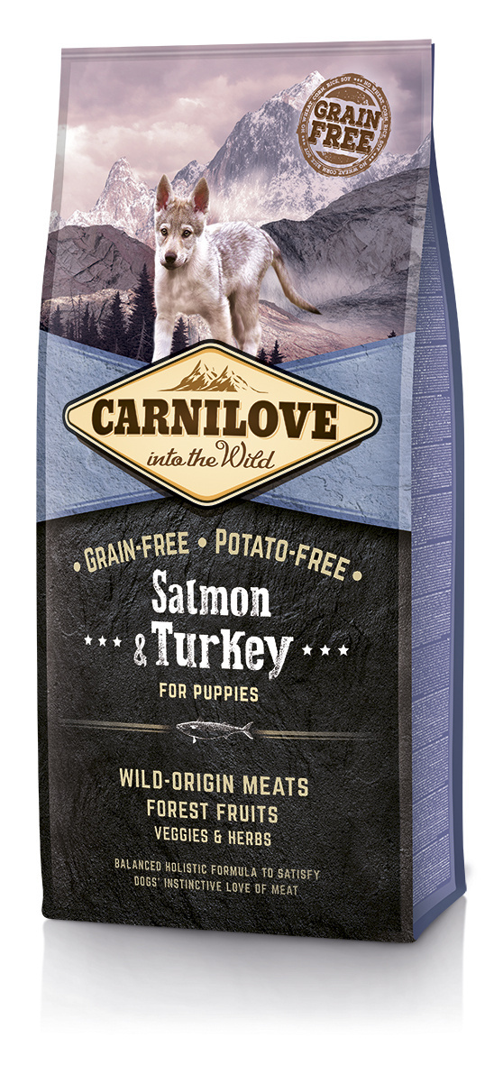 Корм Carnilove беззерновой корм для щенков всех пород с лососем и индейкой (1,5 кг) Carnilove Корм Carnilove беззерновой корм для щенков всех пород с лососем и индейкой (1,5 кг) - фото 2