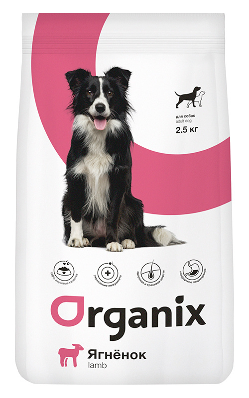 Для собак, с ягненком и рисом (12 кг) Organix (сухие корма) Для собак, с ягненком и рисом (12 кг) - фото 1